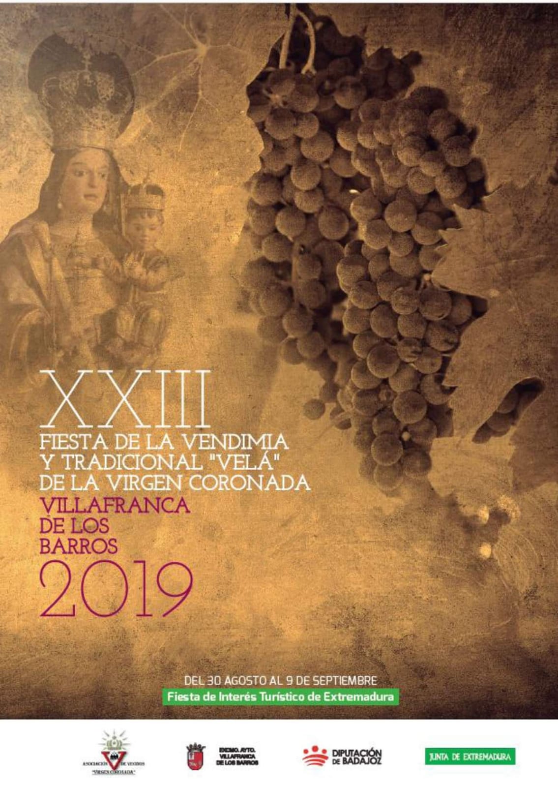 Fiesta de la Vendimia y Tradicional Velá de la Virgen Coronada  